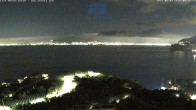 Archiv Foto Webcam Blick von Sorrento auf den Vesuv 23:00