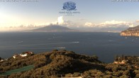 Archiv Foto Webcam Blick von Sorrento auf den Vesuv 17:00