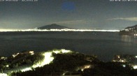 Archiv Foto Webcam Blick von Sorrento auf den Vesuv 23:00