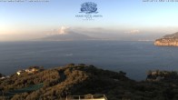 Archiv Foto Webcam Blick von Sorrento auf den Vesuv 17:00