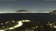Archiv Foto Webcam Blick von Sorrento auf den Vesuv 01:00