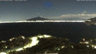 Archiv Foto Webcam Blick von Sorrento auf den Vesuv 03:00