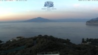 Archiv Foto Webcam Blick von Sorrento auf den Vesuv 17:00