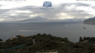 Archiv Foto Webcam Blick von Sorrento auf den Vesuv 11:00