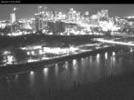 Archiv Foto Webcam Panoramablick auf das River Valley und die Skyline von Edmonton 01:00