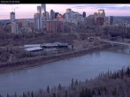 Archiv Foto Webcam Panoramablick auf das River Valley und die Skyline von Edmonton 19:00