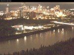 Archiv Foto Webcam Panoramablick auf das River Valley und die Skyline von Edmonton 23:00