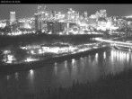 Archiv Foto Webcam Panoramablick auf das River Valley und die Skyline von Edmonton 01:00