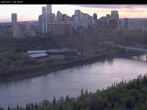 Archiv Foto Webcam Panoramablick auf das River Valley und die Skyline von Edmonton 05:00