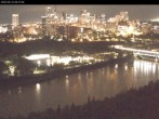 Archiv Foto Webcam Panoramablick auf das River Valley und die Skyline von Edmonton 23:00