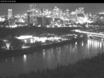 Archiv Foto Webcam Panoramablick auf das River Valley und die Skyline von Edmonton 01:00