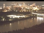 Archiv Foto Webcam Panoramablick auf das River Valley und die Skyline von Edmonton 01:00