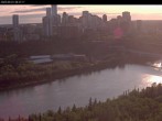Archiv Foto Webcam Panoramablick auf das River Valley und die Skyline von Edmonton 05:00
