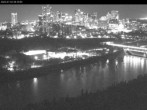 Archiv Foto Webcam Panoramablick auf das River Valley und die Skyline von Edmonton 23:00