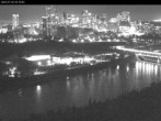 Archiv Foto Webcam Panoramablick auf das River Valley und die Skyline von Edmonton 01:00