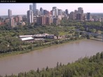 Archiv Foto Webcam Panoramablick auf das River Valley und die Skyline von Edmonton 09:00