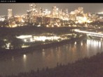 Archiv Foto Webcam Panoramablick auf das River Valley und die Skyline von Edmonton 23:00
