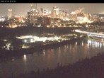 Archiv Foto Webcam Panoramablick auf das River Valley und die Skyline von Edmonton 01:00