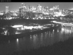 Archiv Foto Webcam Panoramablick auf das River Valley und die Skyline von Edmonton 23:00