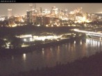 Archiv Foto Webcam Panoramablick auf das River Valley und die Skyline von Edmonton 02:00