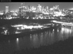 Archiv Foto Webcam Panoramablick auf das River Valley und die Skyline von Edmonton 01:00