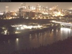 Archiv Foto Webcam Panoramablick auf das River Valley und die Skyline von Edmonton 01:00