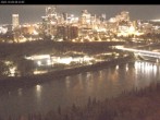 Archiv Foto Webcam Panoramablick auf das River Valley und die Skyline von Edmonton 23:00