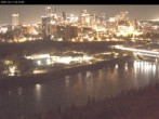 Archiv Foto Webcam Panoramablick auf das River Valley und die Skyline von Edmonton 01:00