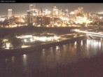 Archiv Foto Webcam Panoramablick auf das River Valley und die Skyline von Edmonton 01:00