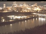 Archiv Foto Webcam Panoramablick auf das River Valley und die Skyline von Edmonton 23:00