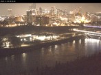 Archiv Foto Webcam Panoramablick auf das River Valley und die Skyline von Edmonton 04:00