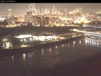 Archiv Foto Webcam Panoramablick auf das River Valley und die Skyline von Edmonton 19:00