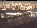 Archiv Foto Webcam Panoramablick auf das River Valley und die Skyline von Edmonton 20:00