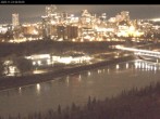Archiv Foto Webcam Panoramablick auf das River Valley und die Skyline von Edmonton 01:00