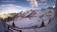 Archiv Foto Webcam Ladurns - Edelweißhütte 13:00