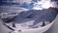 Archiv Foto Webcam Ladurns - Edelweißhütte 09:00