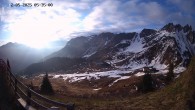 Archiv Foto Webcam Ladurns - Edelweißhütte 05:00