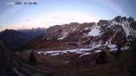 Archiv Foto Webcam Ladurns - Edelweißhütte 19:00