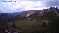 Archiv Foto Webcam Ladurns - Edelweißhütte 19:00