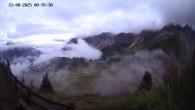 Archiv Foto Webcam Ladurns - Edelweißhütte 08:00