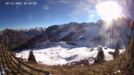 Archived image Webcam Ladurns - Malga Edelweis 09:00