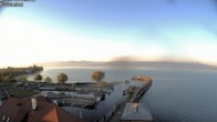 Archiv Foto Webcam Bodensee: Gemeindehafen Langenargen 05:00