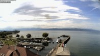 Archiv Foto Webcam Bodensee: Gemeindehafen Langenargen 09:00