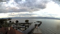 Archiv Foto Webcam Bodensee: Gemeindehafen Langenargen 19:00