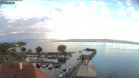 Archiv Foto Webcam Bodensee: Gemeindehafen Langenargen 19:00