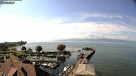 Archiv Foto Webcam Bodensee: Gemeindehafen Langenargen 09:00