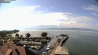 Archiv Foto Webcam Bodensee: Gemeindehafen Langenargen 09:00