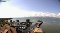 Archiv Foto Webcam Bodensee: Gemeindehafen Langenargen 09:00