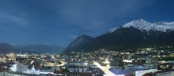 Archived image Webcam Innsbruck - panoramic view 23:00