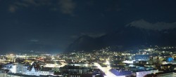 Archiv Foto Webcam Panoramablick - Innsbruck 23:00